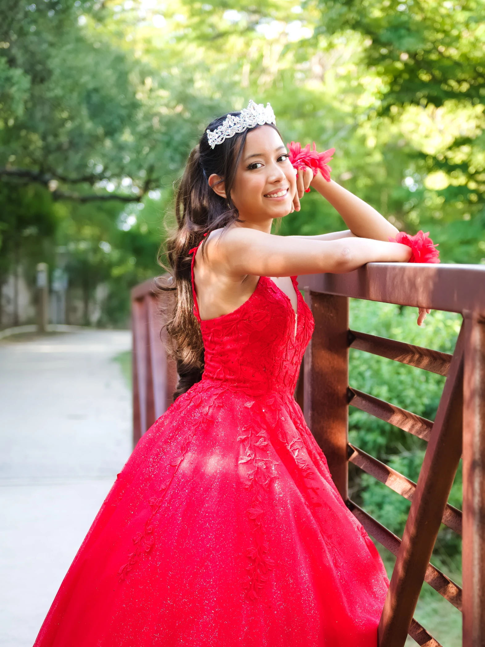 Central Texas quinceañera photography keepsake portrait