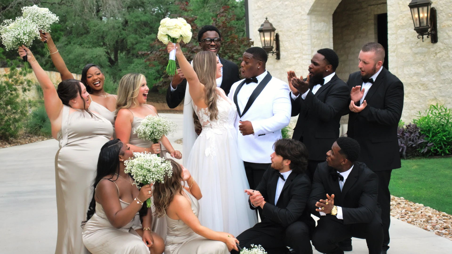New Braunfels wedding photographer capturing romantic Central Texas wedding portraits