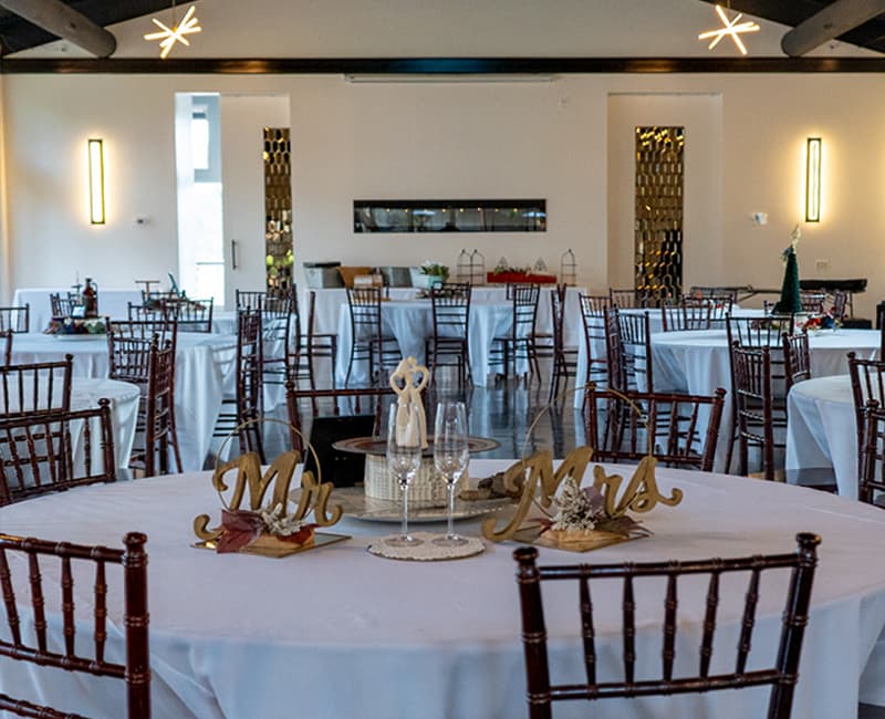Grand Hall reception space at Glimmering Oaks Event Center